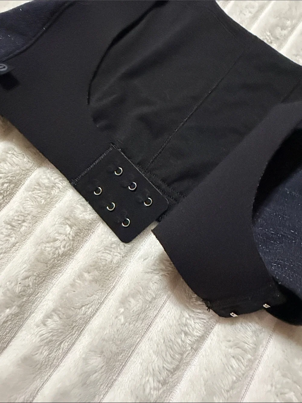 lululemon athletica navy black textured sports bra